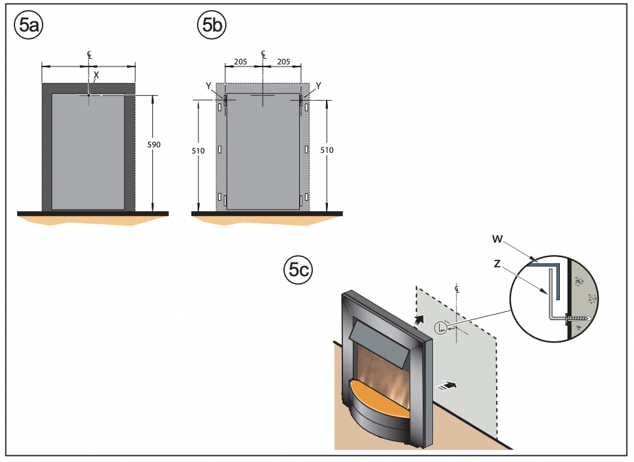 Dimplex RKT20 Rockport Optiflame Electric Inset Fire User Manual