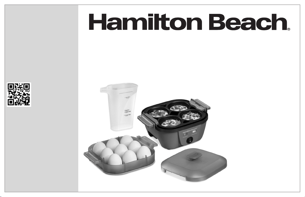 User manual Hamilton Beach Egg Bites Plus 25510 (English - 36 pages)