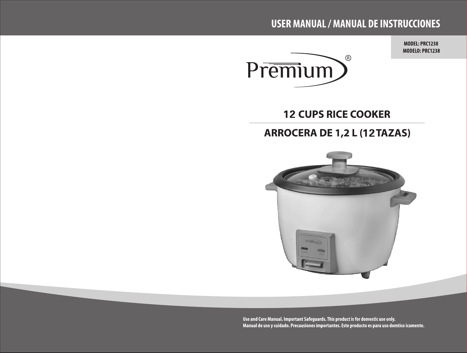 Premium Levella 6-Cup Rice Cooker Black PRC0635B 