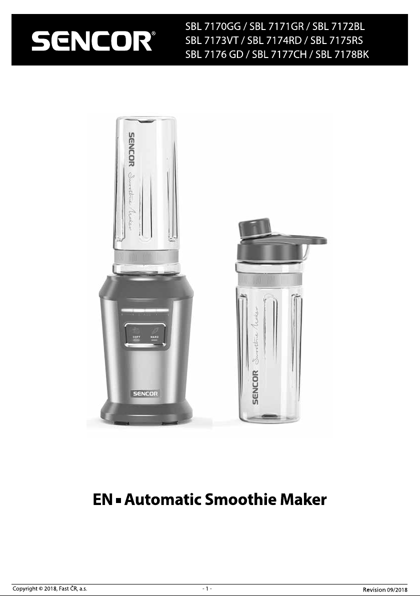 Automatic Smoothie Maker, SBL 7570SS