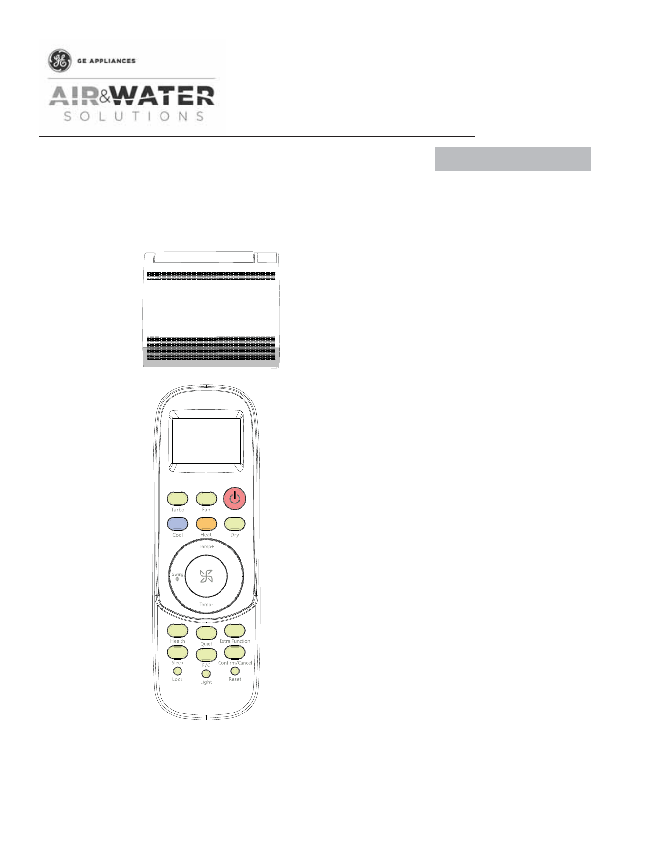 User Manual GE - General Electric US12FB2BEA - 24 pages | manualsFile
