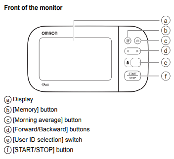 Omron BP5450 Platinum Wireless Upper Arm Blood Pressure Monitor Manual