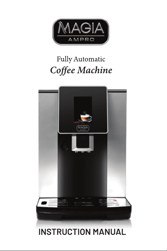Zulay Magia Automatic Espresso Machine with Grinder - White, 1