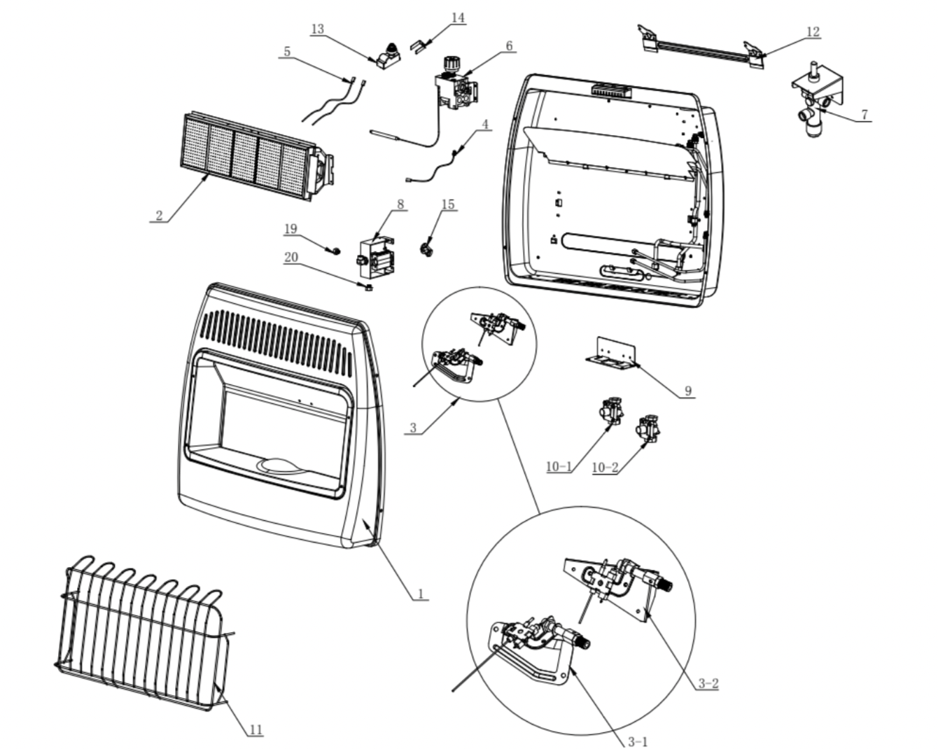 User Manual Dyna Glo IR30DTDG-2 30,000 BTU Dual-Fuel Vent-F | manualsFile