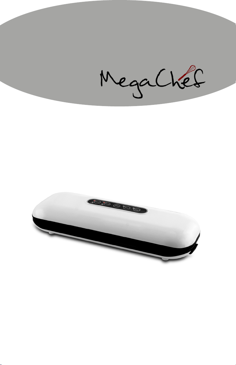 Megachef Megachef MCVS100 Home Vacuum Sealer & Food Preserver with Extra  Bags MCVS100