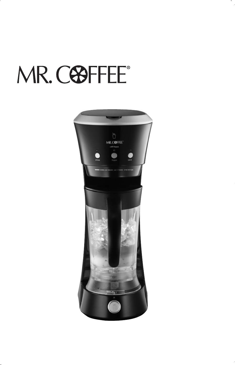 Mr. Coffee Cafe Frappe Maker BVMC-FM1 Automatic Frozen Coffee Drink Machine