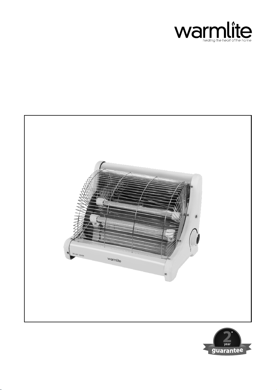 User Manual Warmlite WL42008N Radiant 2 Bar Heater | manualsFile