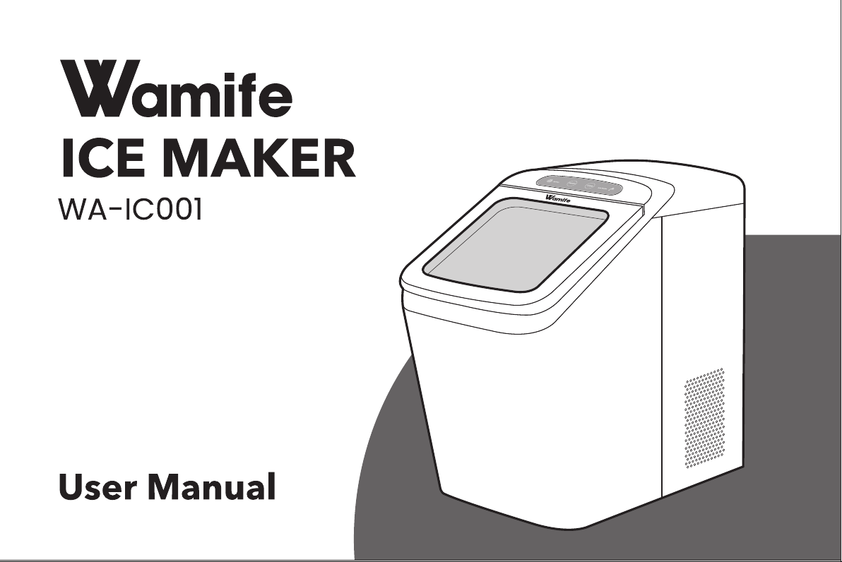 Wamife Nugget Ice Maker Countertop