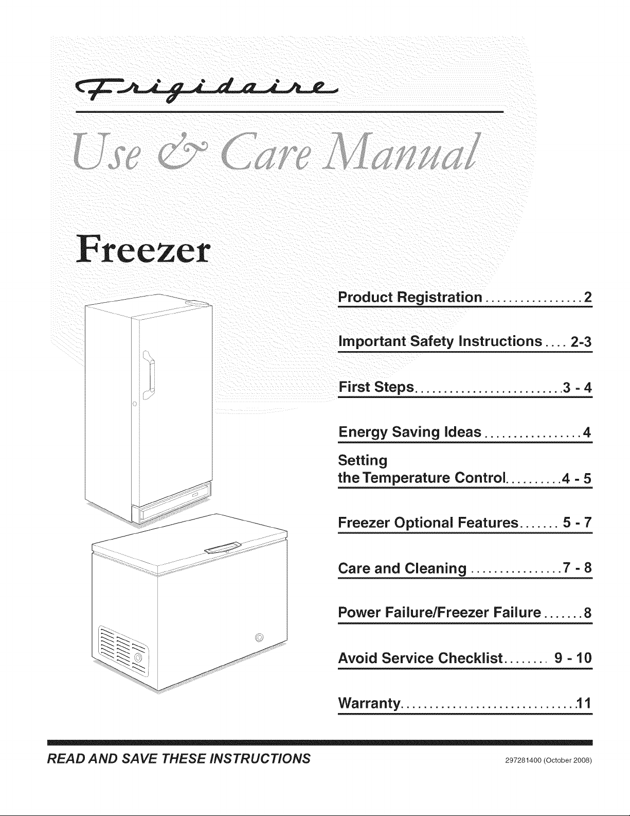 User manual Frigidaire FEF450BW (English - 28 pages)