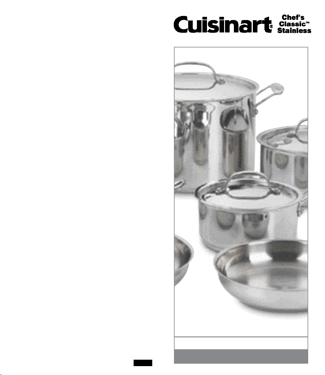 Cuisinart 7194-20 Chef's Classic Stainless 4-Quart Saucepan with Cover