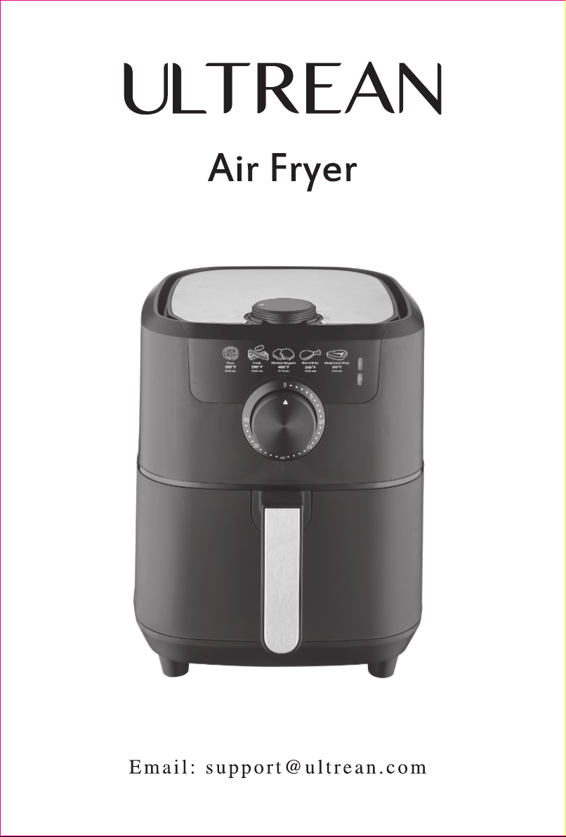 Ultrean: Air Fryer (4.5 Quart/AF02)