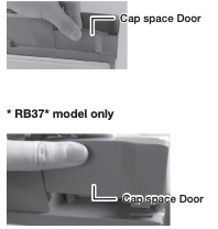 SAMSUNG Réfrigérateur combiné RB29FEJNDWW - 290 L, Froid ventilé
